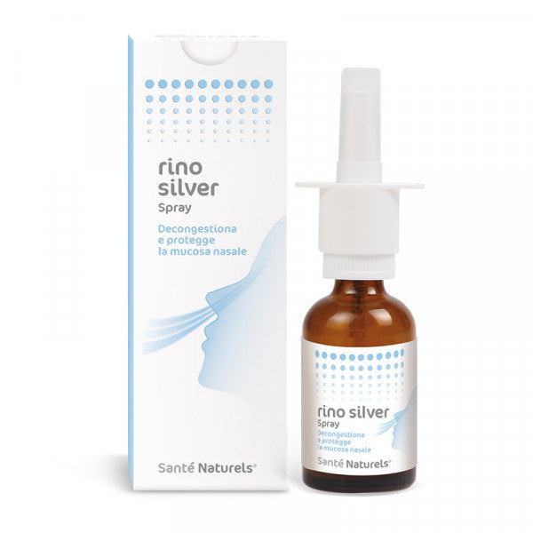 Rino Silver - Spray Nasal Descongestionante con Verdadera Plata Coloidal 30 ml