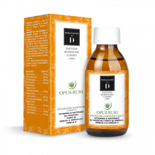 Vitamina D Natural - Bioalkaline D Naturocare Con Fuentes Naturales De Omega 3, 6, 9