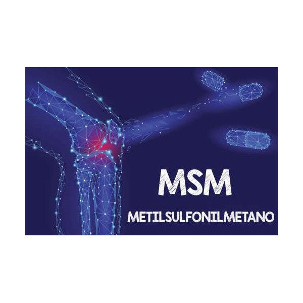 MSM para huesos, cabello, uñas, dolores musculares, huesos, artritis, artrosis 500g